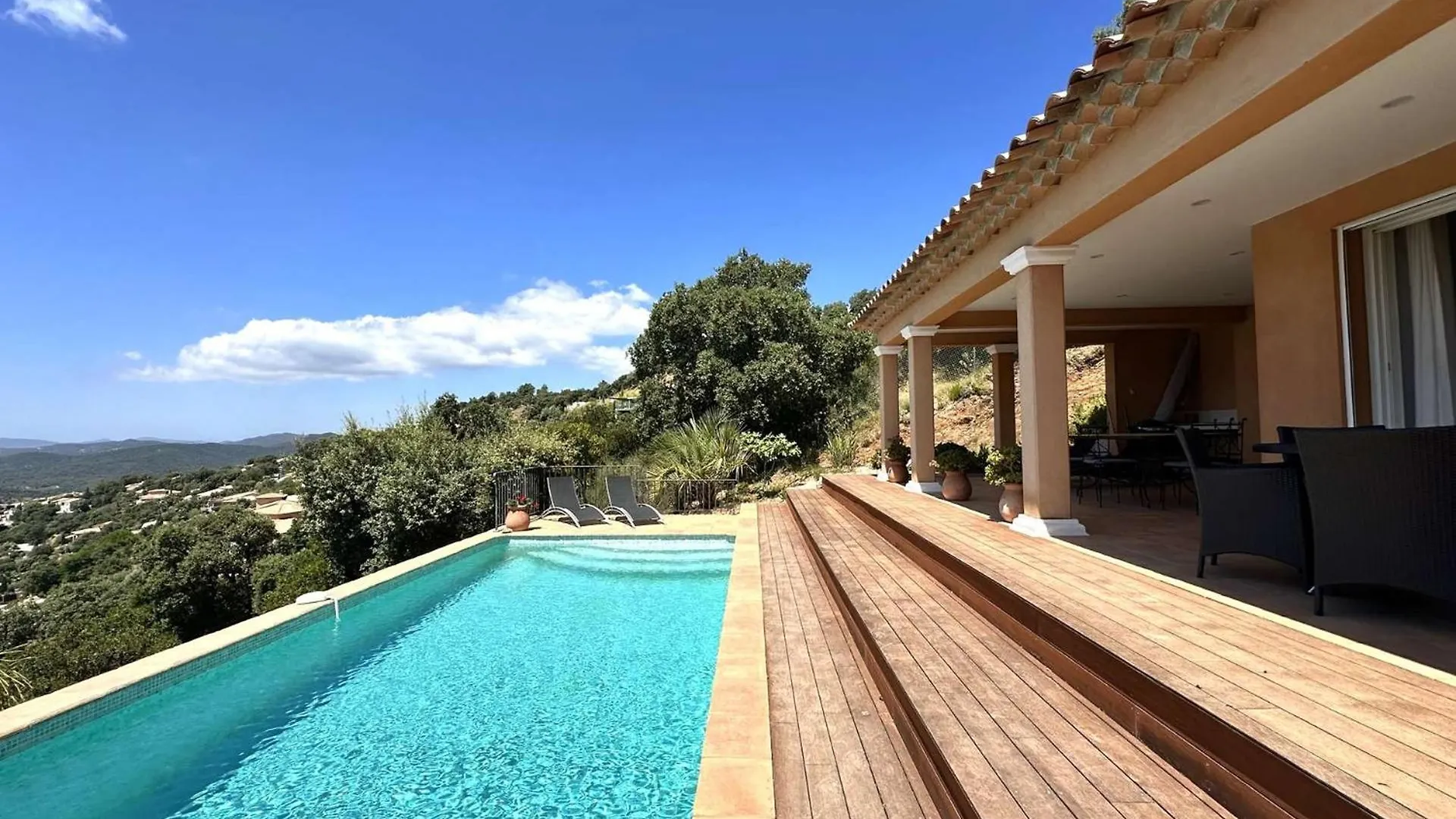 Villa Blue Hill Pour 6 Personnes Avec Piscine Privee Et Vue Mer A La Londe-Les-Maures